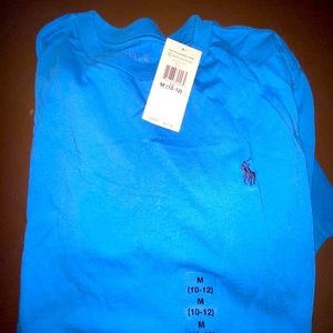Boys long sleeve polo T